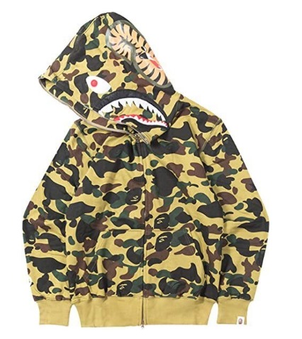 Bape Camo Hoodie Men Women
