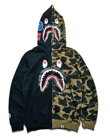 Bape Camo Shark Hoodie