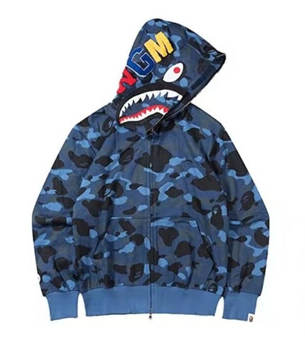 Blue Bape Hoodies