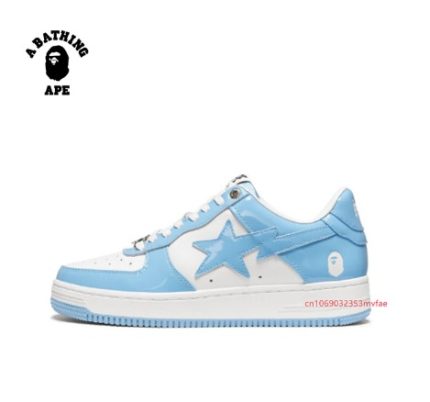 Blue Bapesta Shoes Men Women