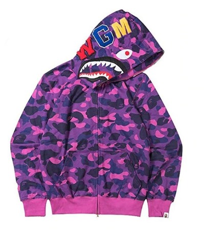 Purple Bape Hoodie