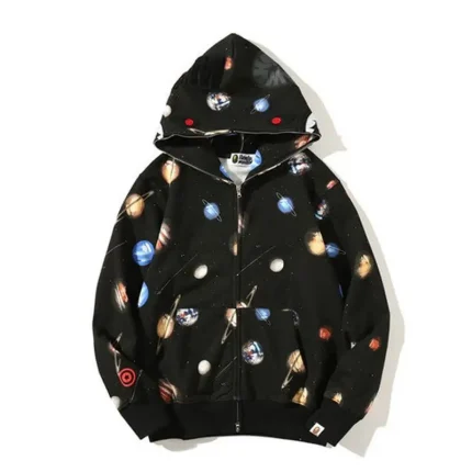 Camouflage Printed Zip Up A Bathing Ape